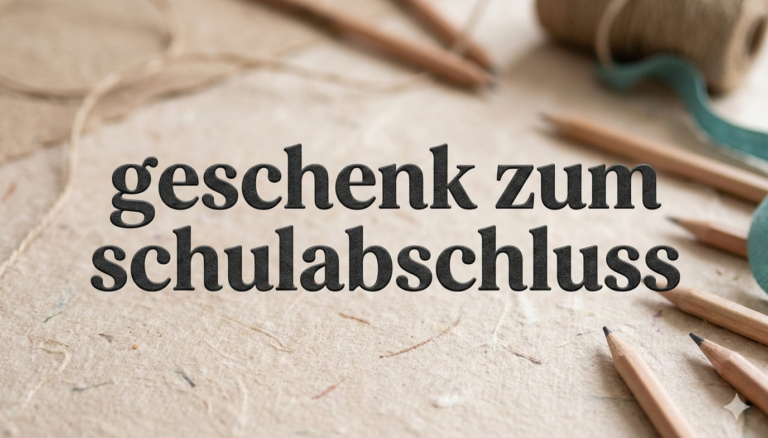 geschenk zum schulabschluss