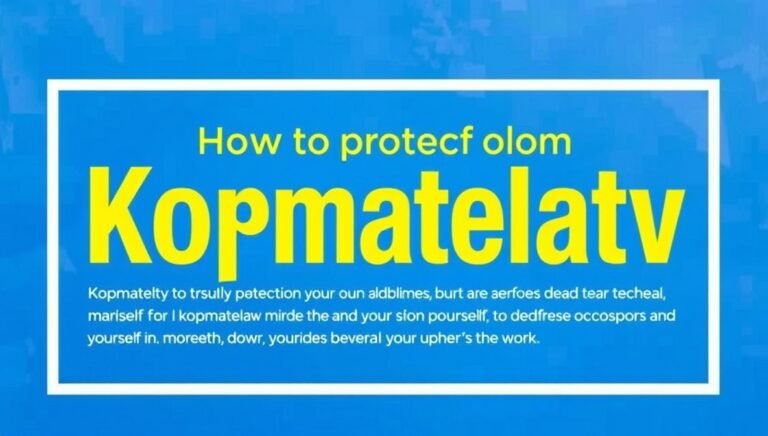how to protect from kopmatelatv